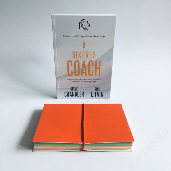 Sikeres coach színes lapos notesszel